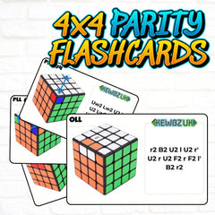 4x4 Parity Flashcards (OLL & PLL Algorithms)