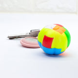 LeFun Pumpkin Block Keychain