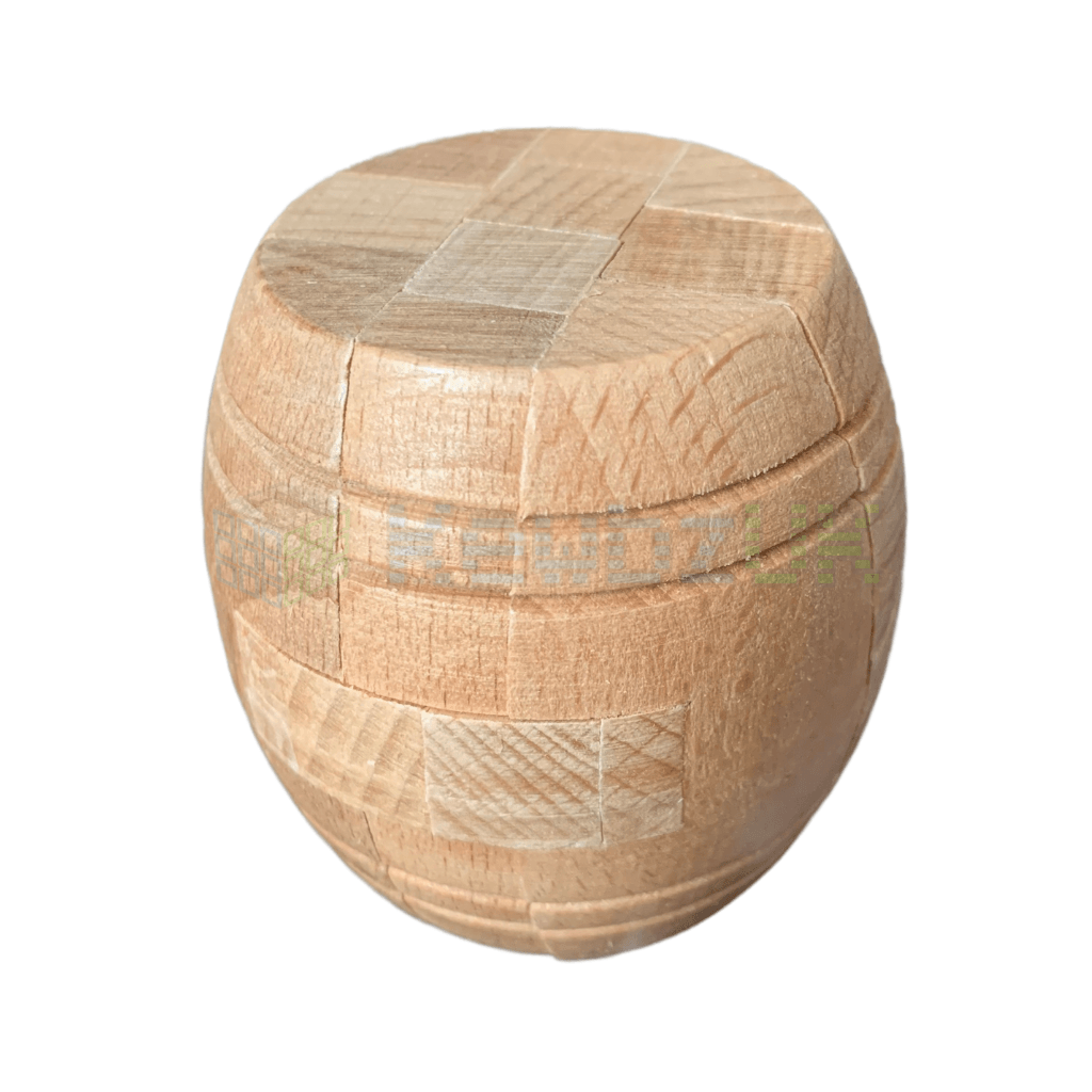 Wooden Puzzle - Barrel