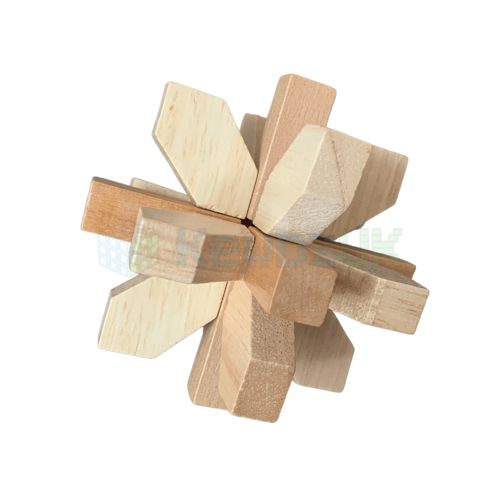 Wooden Puzzle - Snowflake