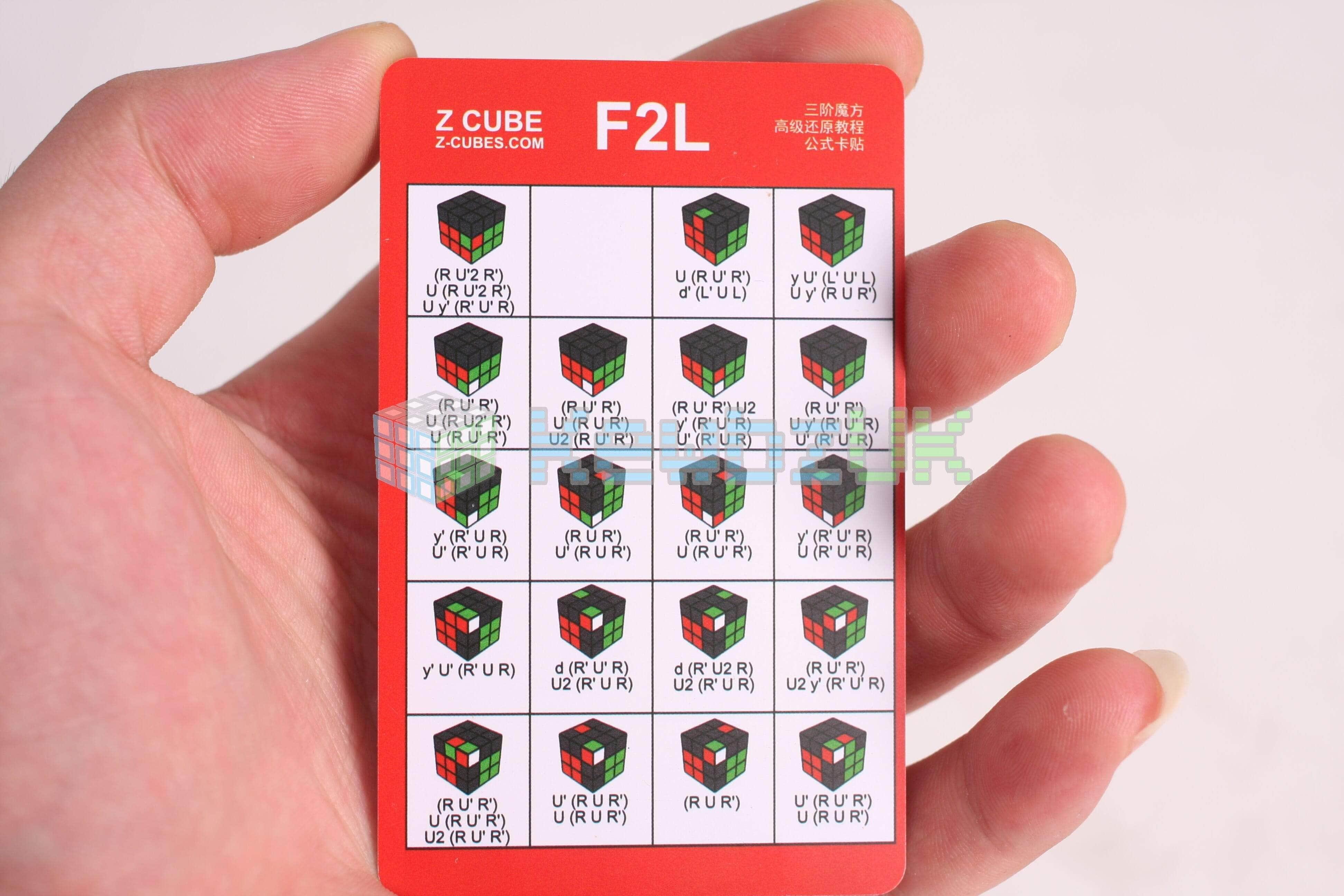 Z-Cube CFOP Card (x3)
